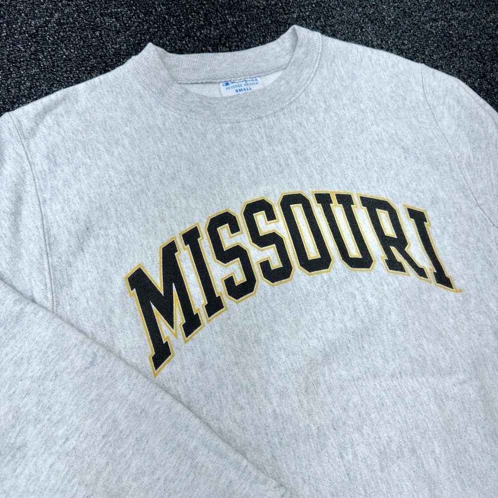 Vintage Mizzou Tigers Reverse Weave Champion Sweatshirt Crewneck Size S